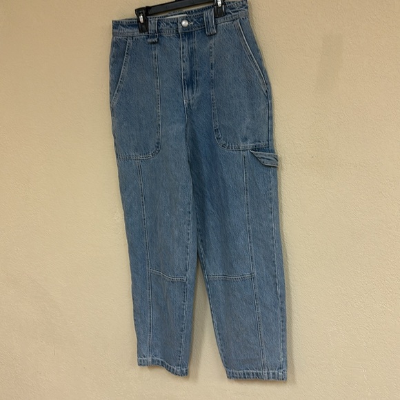 Alex Mill womans high rise wide leg carpenter jeans size 6 - Picture 3 of 8